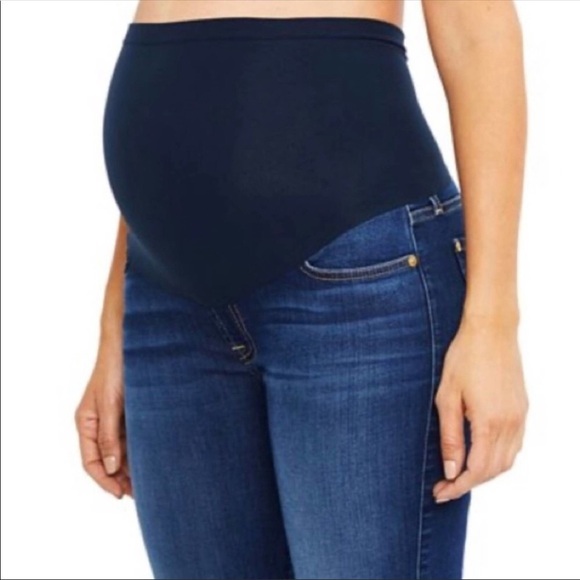 Bella Vida Maternity size medium blue jeans - Picture 1 of 6